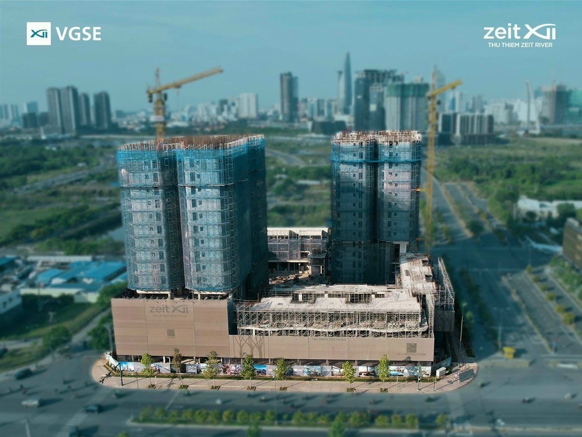 Cập nhật tiến độ căn hộ Thủ Thiêm Zeit River mới nhất T3/2023
