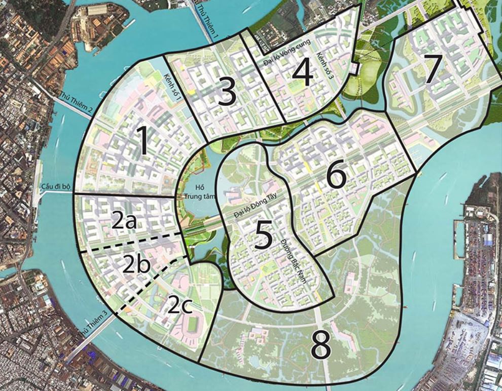 Quy hoạch tổng thể khu đô thị Thủ Thiêm 